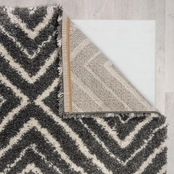 Slumber Geometric Shaggy Rug 3