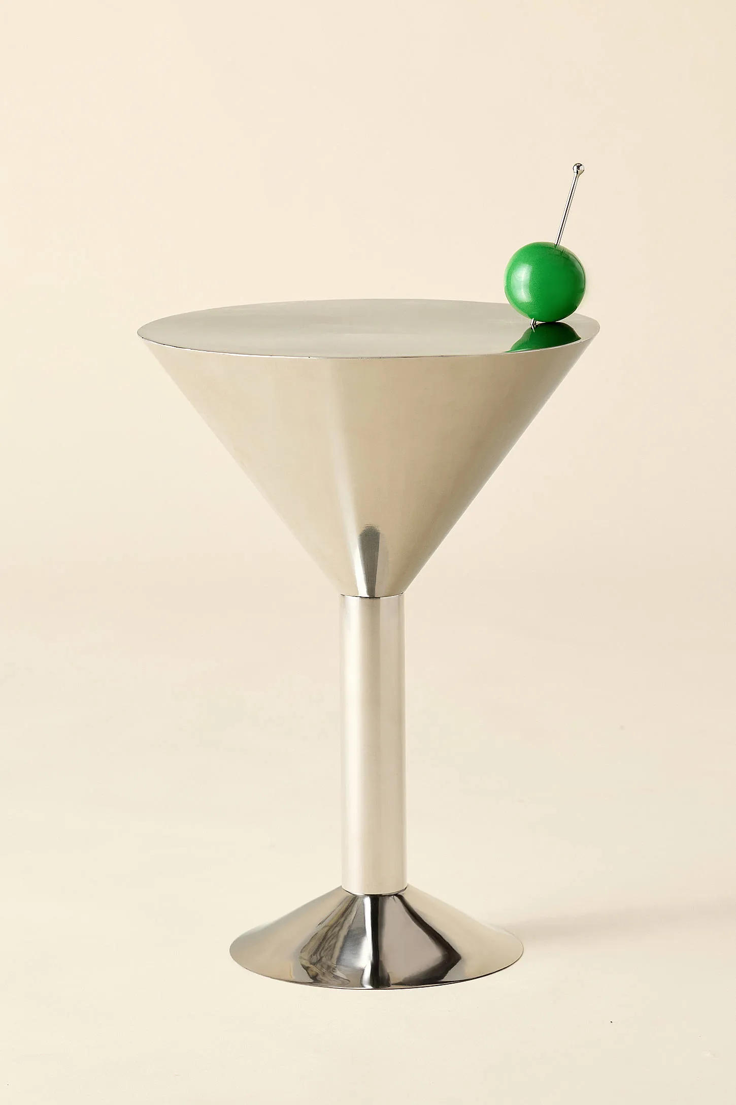 Martini Side Table - Silver 2