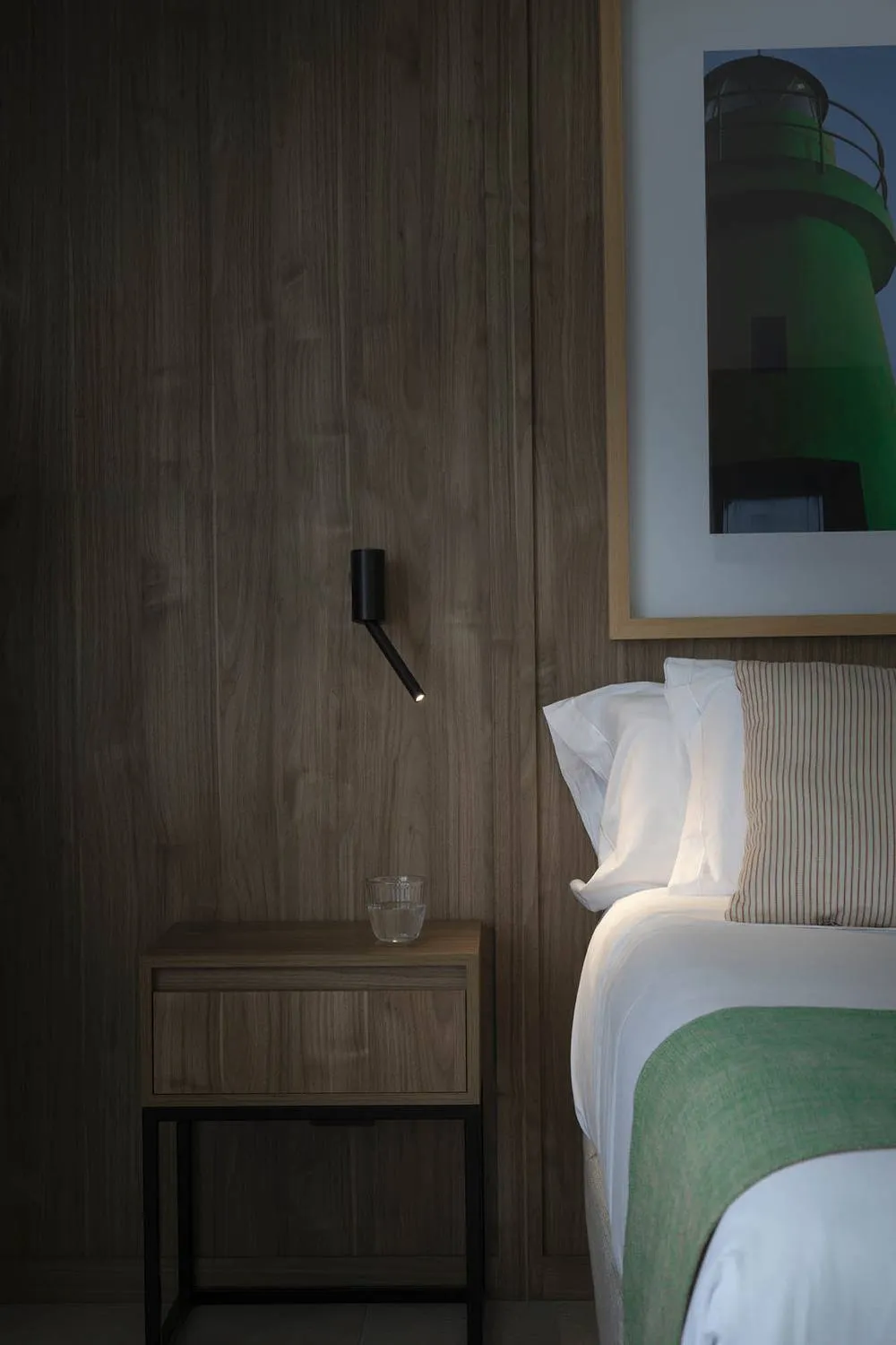Netlighting Dante LED Reading Wall Light Matt Black 3W 2700K 2