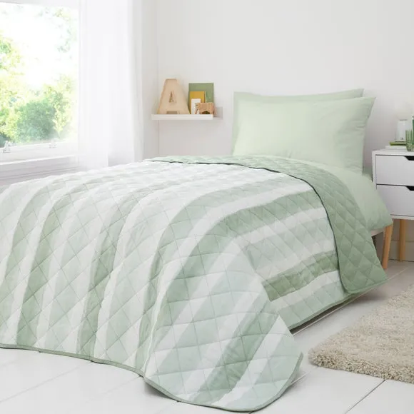 Pinsonic Stripe Bedspread 150cm x 200cm 1