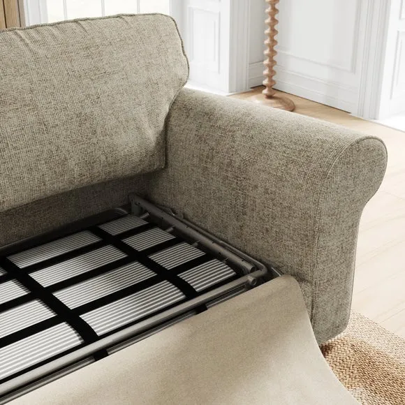 Flori Chunky Chenille 2 Seater Sofa Bed 3
