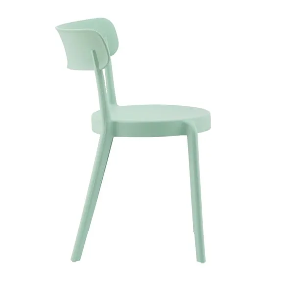 Fusion Living Plastic Bistro Dining Chair 4