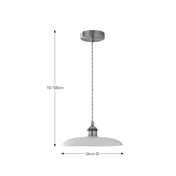 Churchgate Fawsley Fern Industrial Adjustable Pendant Light 6