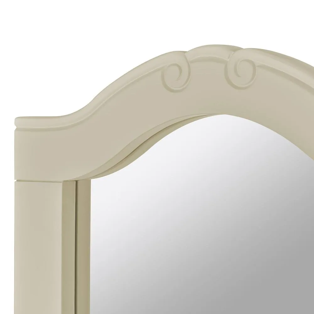 Statement Furniture Juliette Large Full Length Leaner Mirror 45x165cm in Ivory 3