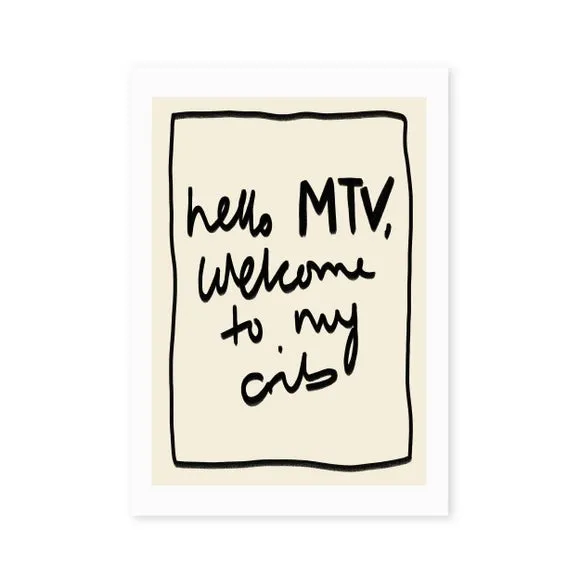 East End Prints Hello MTV Print 2