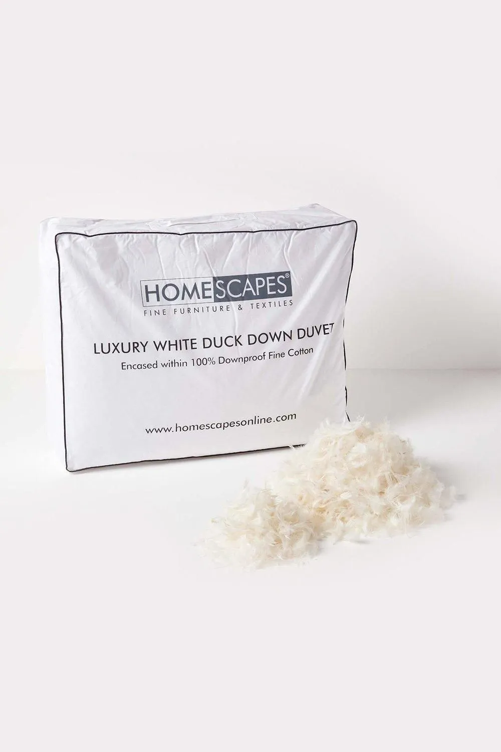 Homescapes Luxury White Duck Down 9 Tog Duvet 4