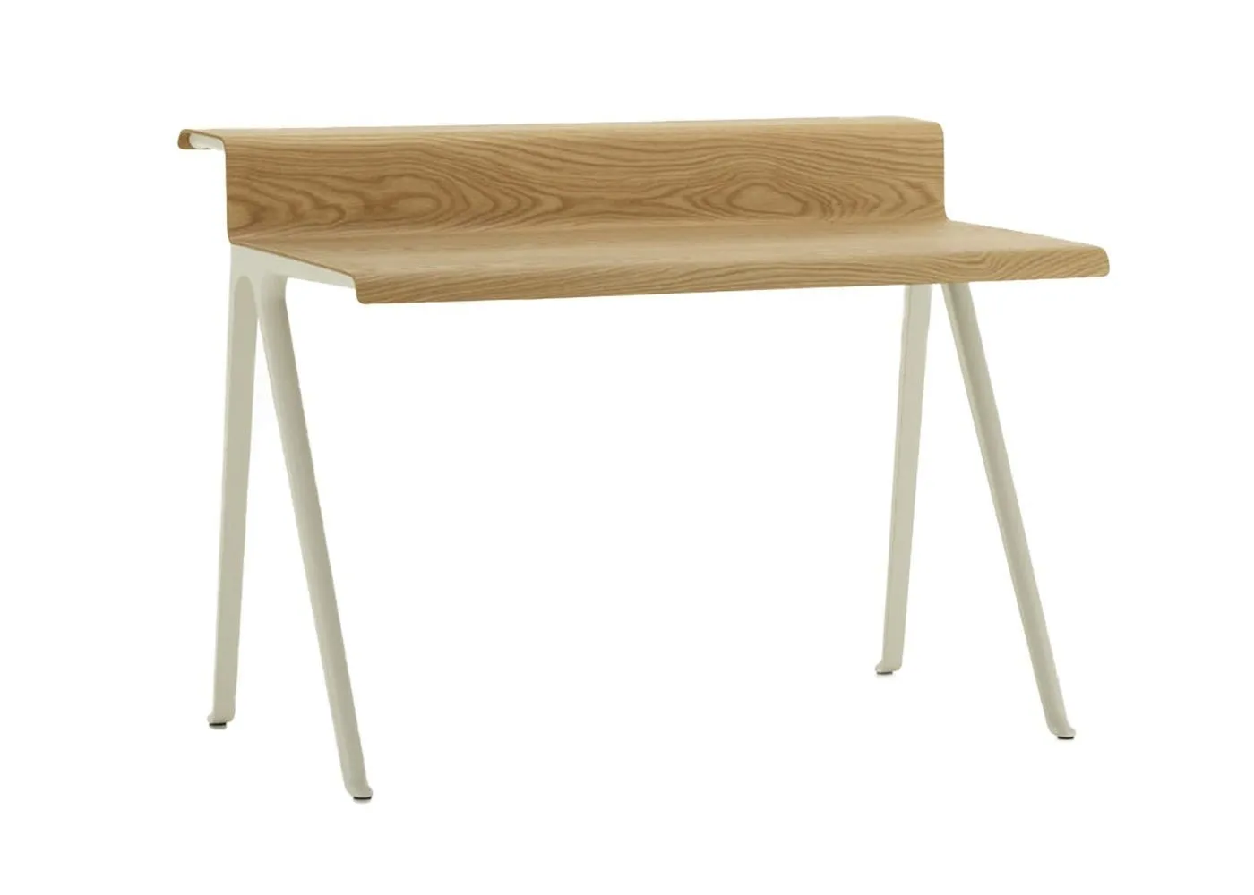 Vitra Courier Desk Natural Oak Chalk Base 1