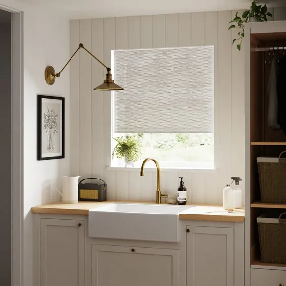 Semi Sheer Bruges Simply Fit Roller Blind 1