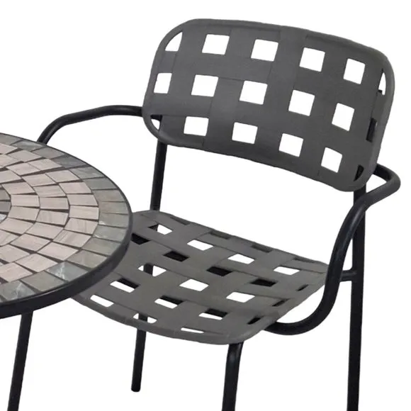 Vista Bistro Table with 2 Karin Armchairs 3