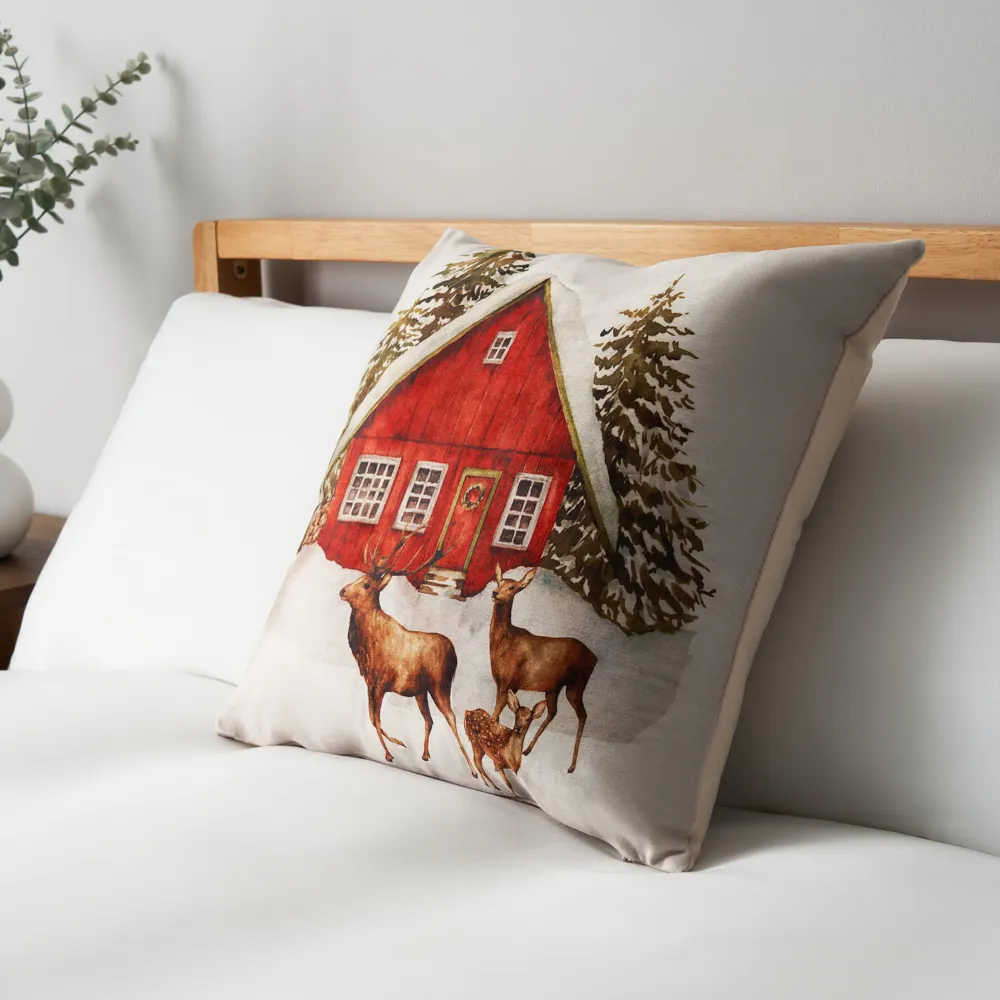 Winter Home Cushion, Natural