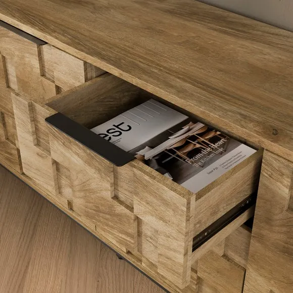 Watson Extra Wide Sideboard, Wood Effect 6