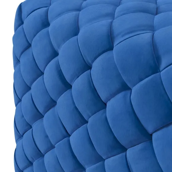 Colline Small Velvet Pouffe 5