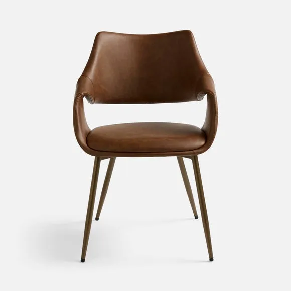 Marley Fold Back Chair, Faux Leather 6