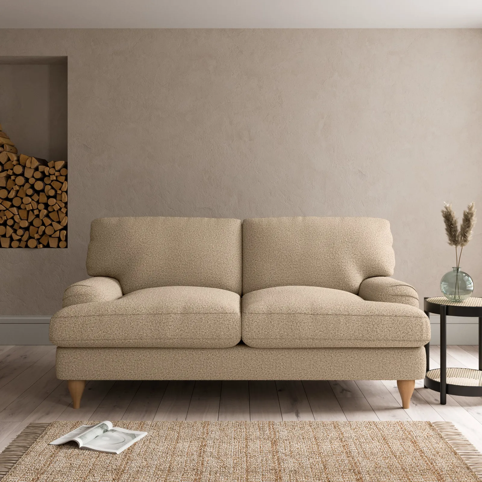 Darwin Cosy Marl 2 Seater Sofa Cosy Marl Camel