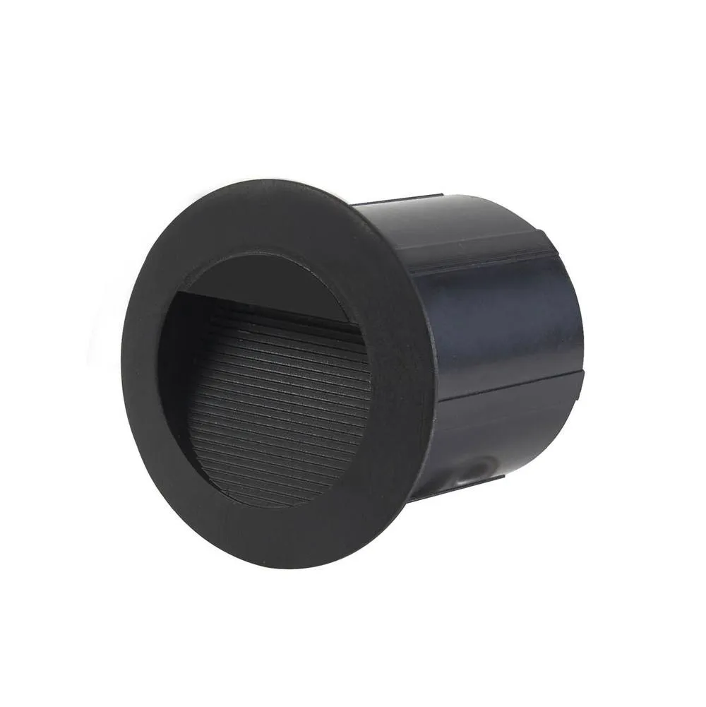 Netlighting Piani Outdoor Recessed Wall Lamp Black 4000K Neutral White IP65