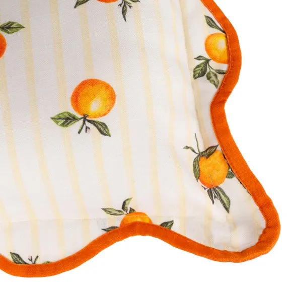 Fruits Oranges Outdoor Square Cushion 5