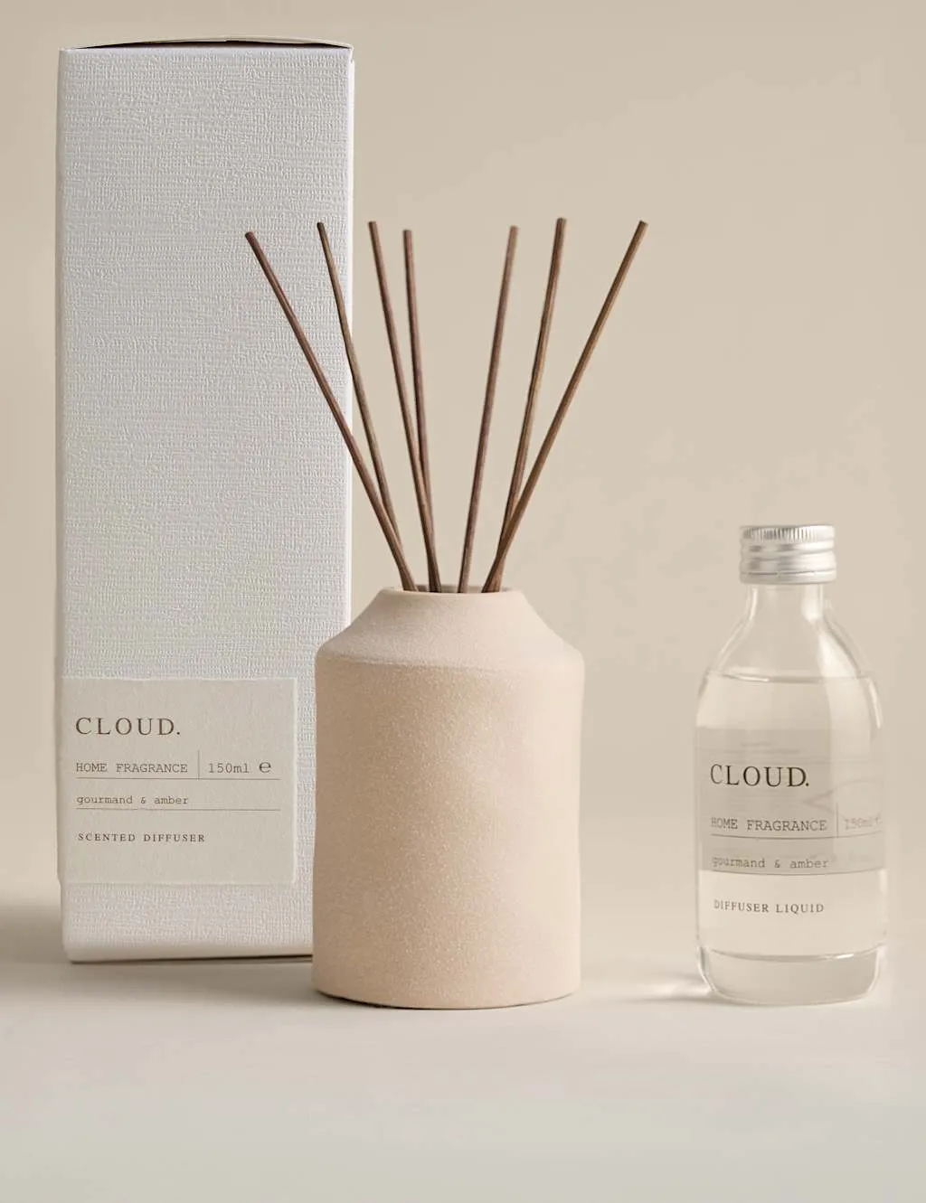Teraire Cloud Ceramic 150ml Diffuser Neutral