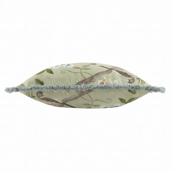 Sanderson Porcelain Garden Square Cushion 3