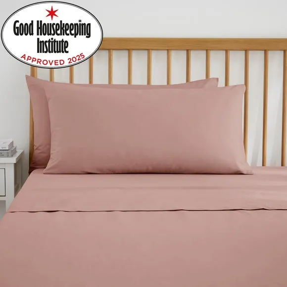 Pure Cotton Kingsize Pillowcase Pair