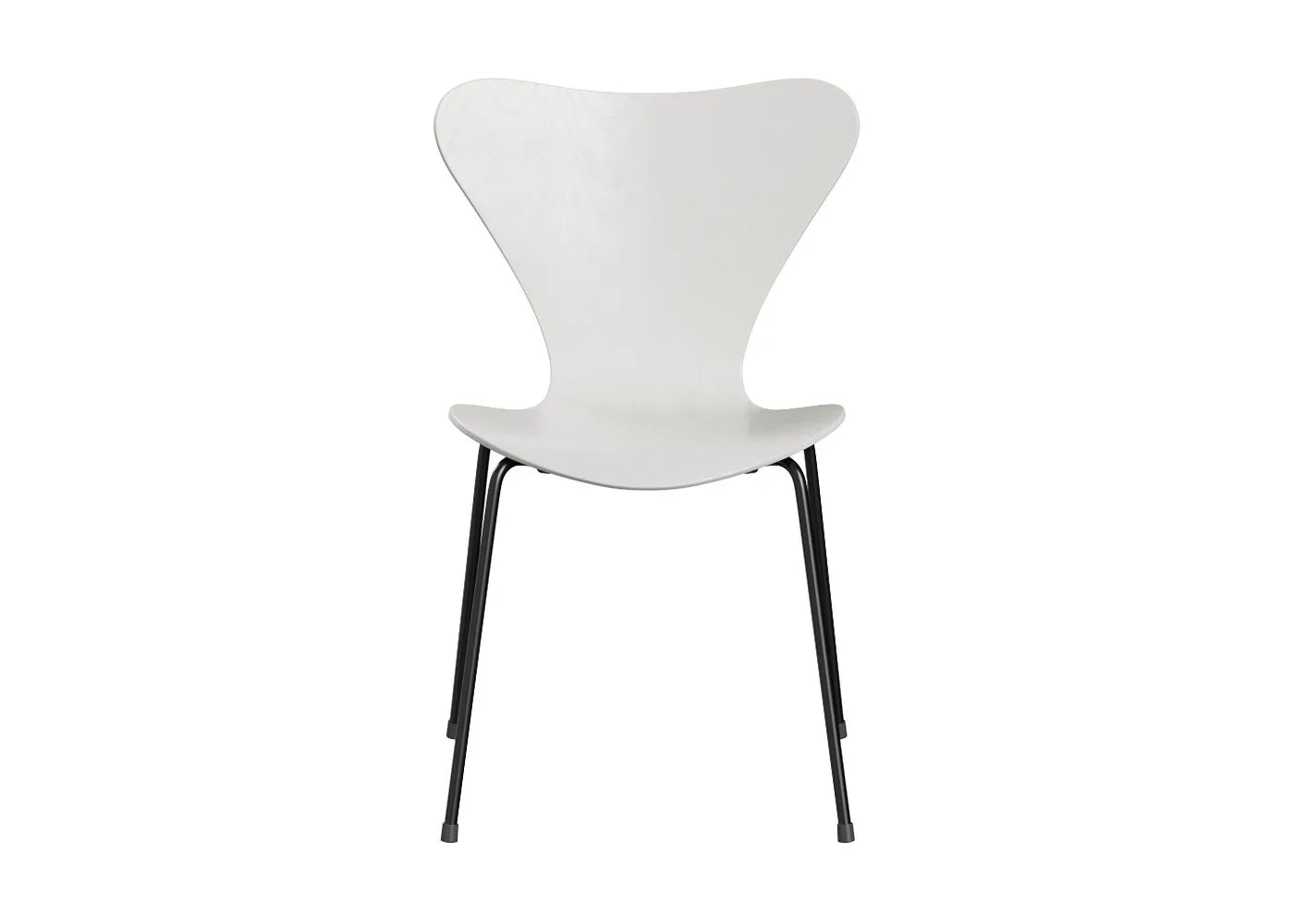 Fritz Hansen Series 7 Chair Coloured Ash White Black Legs