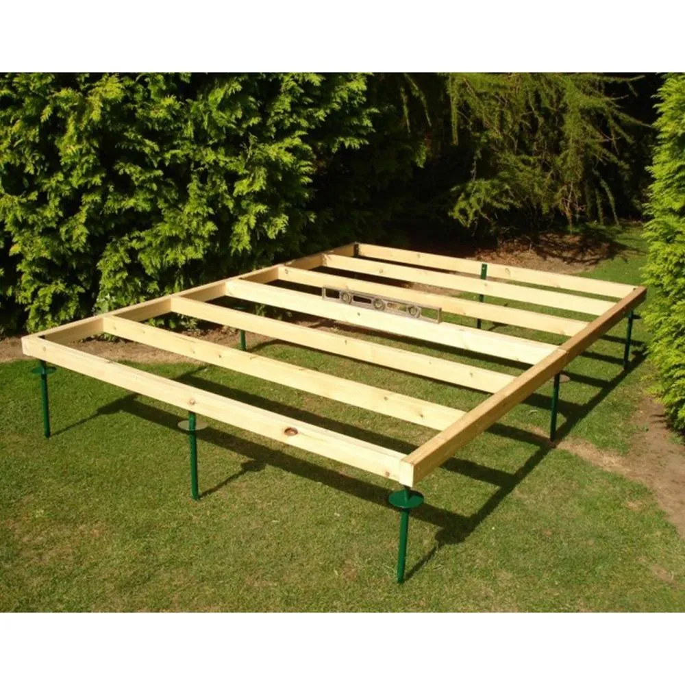 Shires Adjustable Shed Base Approx 10 x 7 Feet in Natural