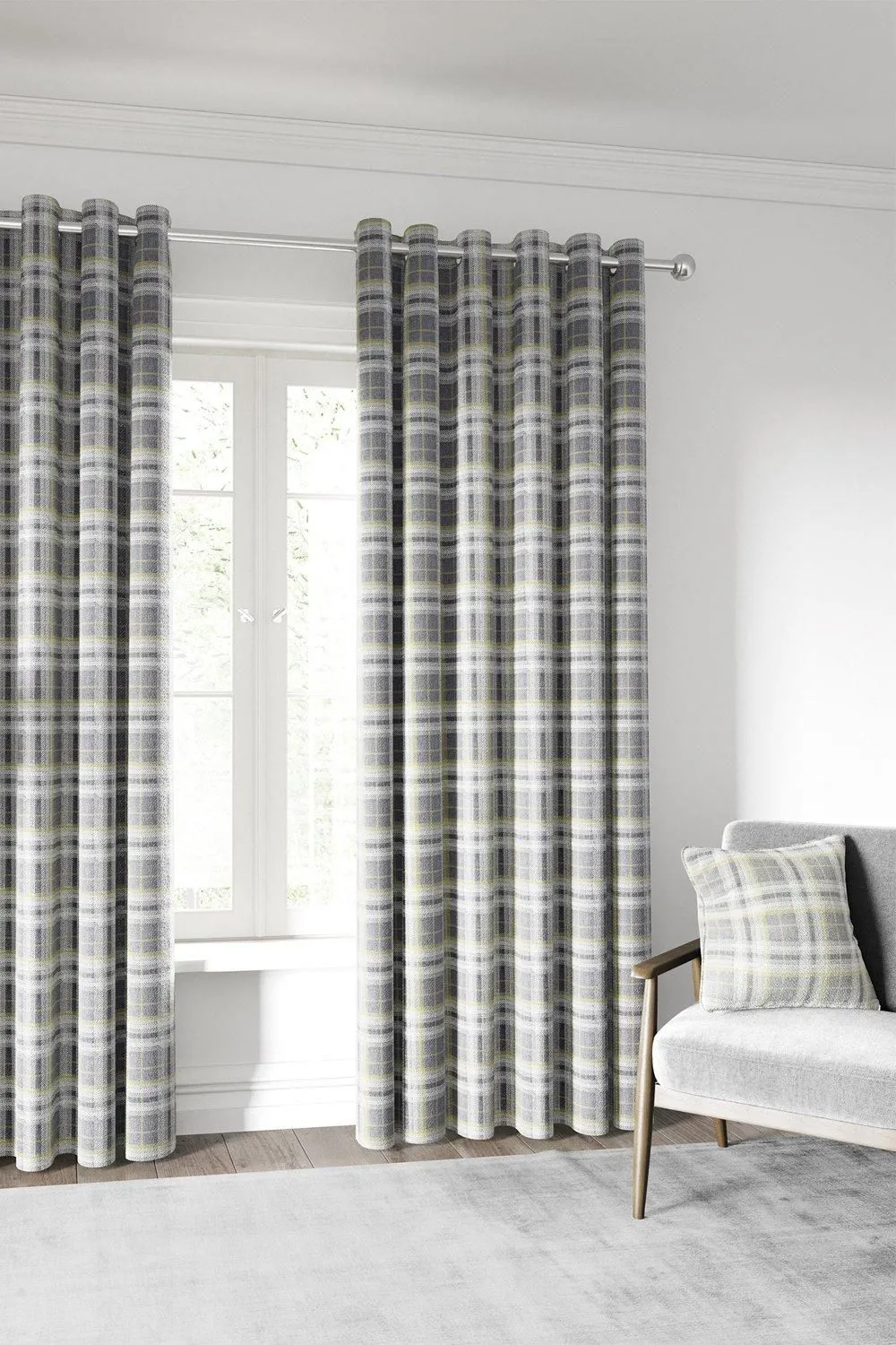 Helena Springfield 'Harriet' Woven Lined Curtains in Lilac 1