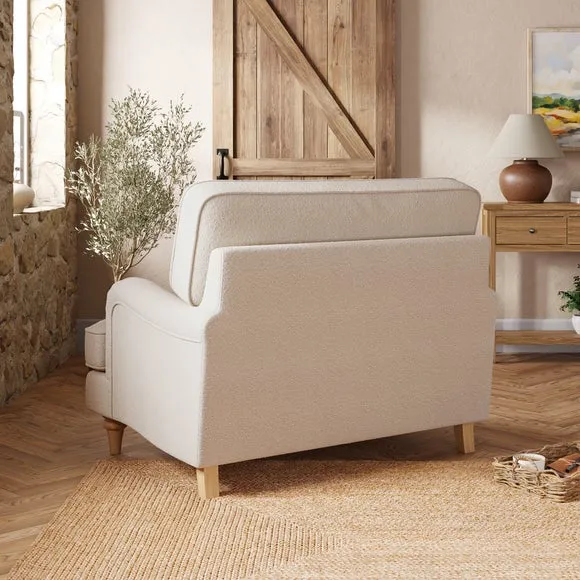 Beatrice II Boucle Snuggle Chair 2