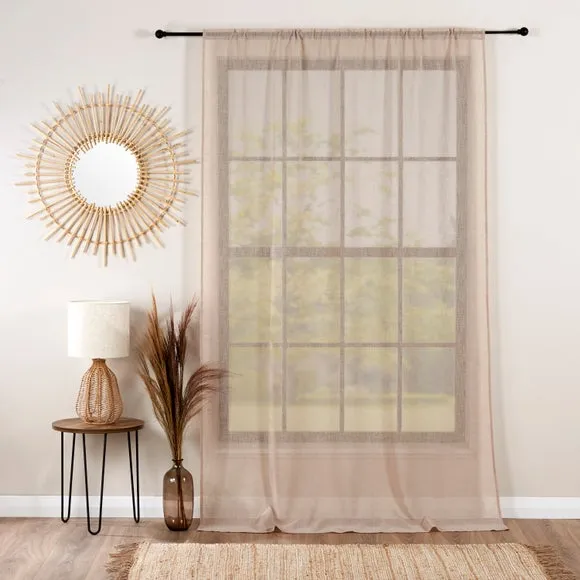 Recycled Polyester Slot Top Single Voile Panel 4