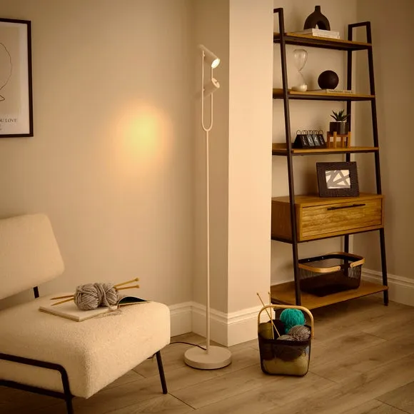 Kit Industrial 2 Light Adjustable Floor Lamp 2