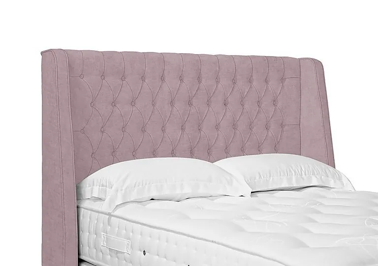 Artisan Collection Belgrave High Floor Standing Headboard - Double - Plush Lilac