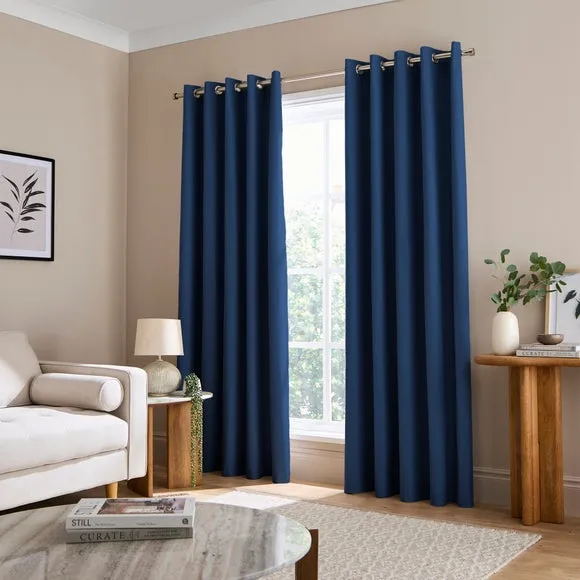 Berlin Blackout Eyelet Curtains 2