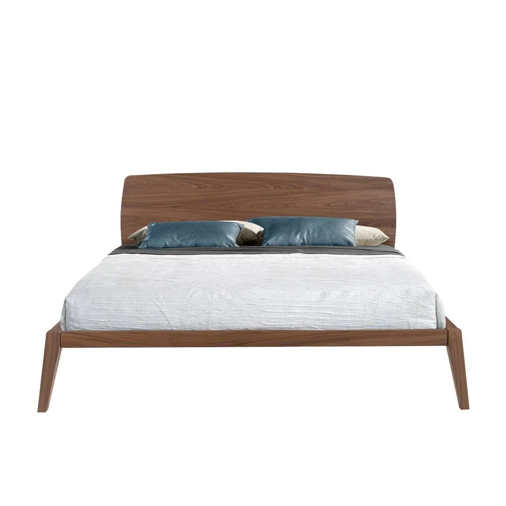 Angel Cerda Walnut Veneer Double Bed Model (160x200 cm) 2