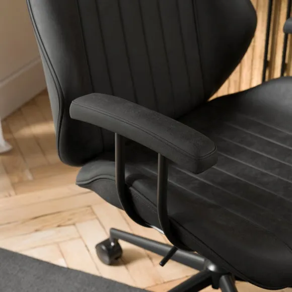 Clement Faux Leather Office Chair 4