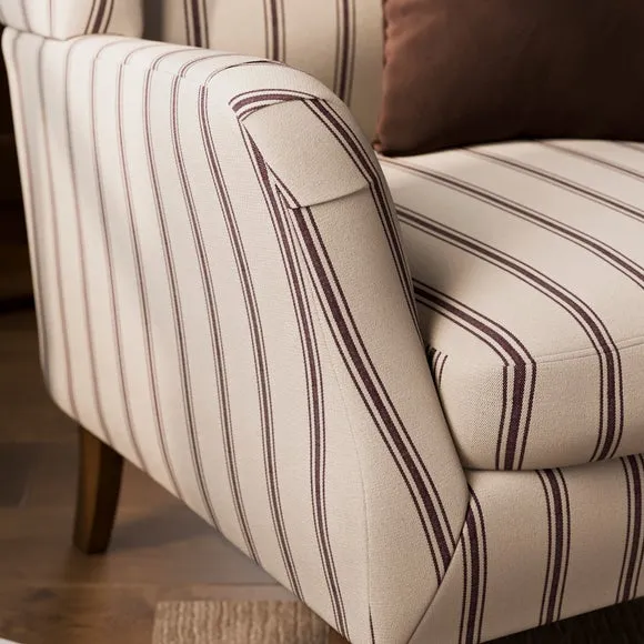 Charnwood Folkstone Stripe Grande Armchair 4