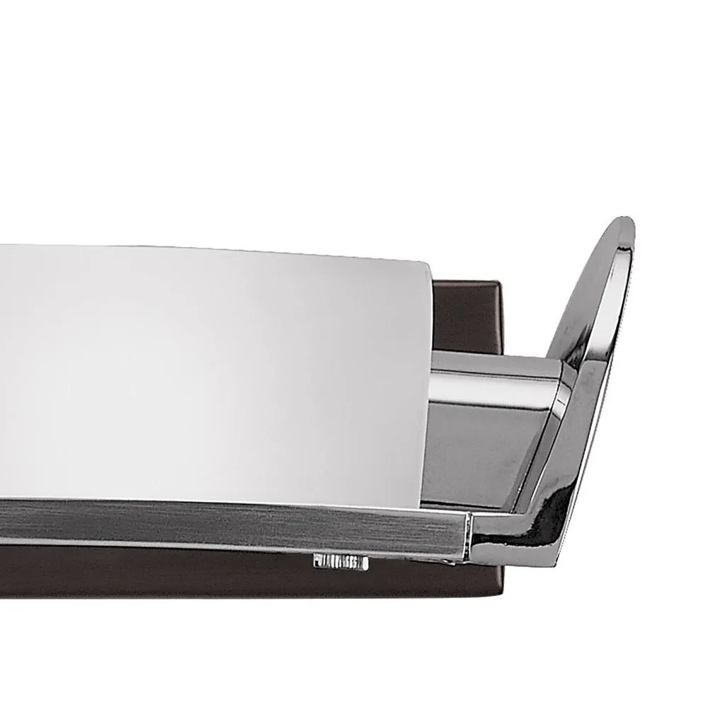 Netlighting Zira Wall Lamp 2 Light G9 Polished ChromeFrosted White GlassWenge in Grey 5