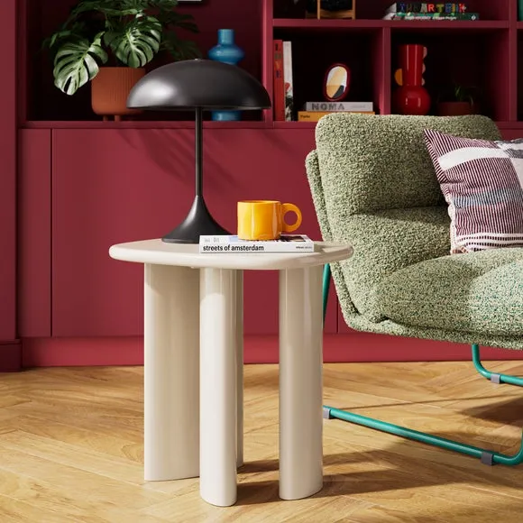 Elements Ellis Gloss Side Table 1