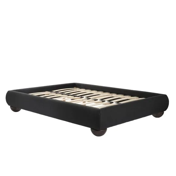 Soller Chenille Bed Frame 2