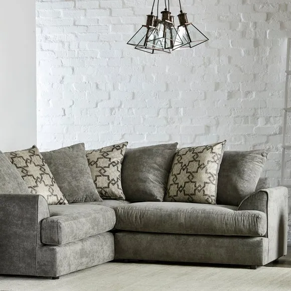 Washington Brushed Chenille Corner Sofa 2