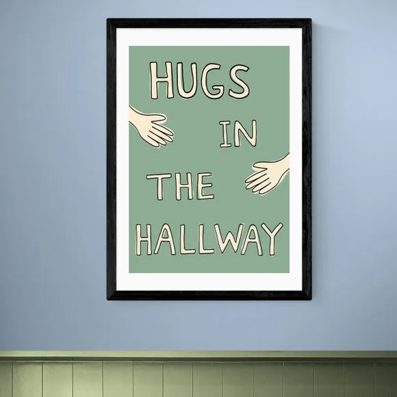 East End Prints Hugs in the Hallway Print 1