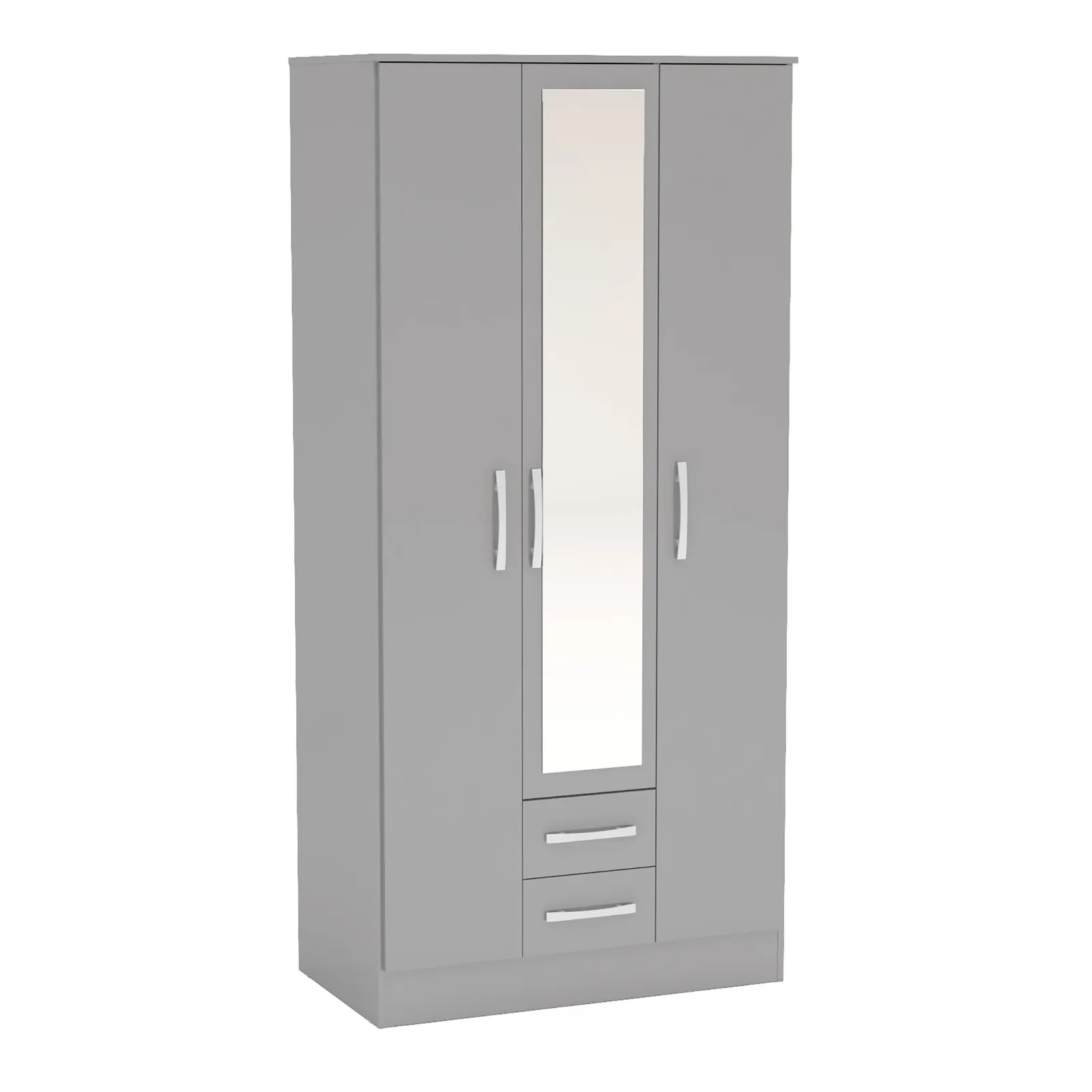 Lynx Triple Wardrobe, Mirrored