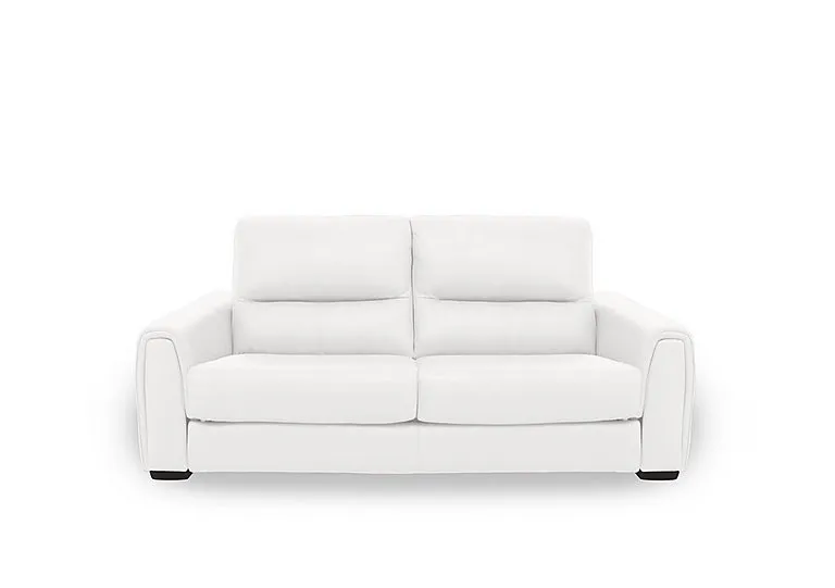 Flex Leather 2 Seater Sofa - BV Star White