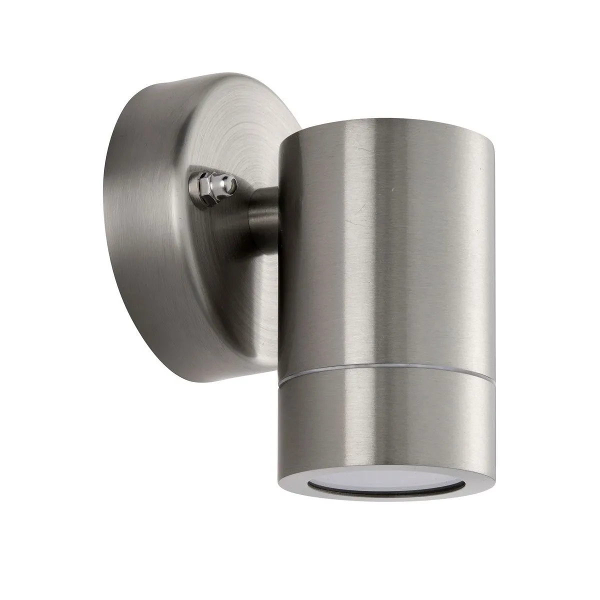 Netlighting Palin Outdoor Down Wall Lamp Brushed Stainless Steel IP65 in Grey 2