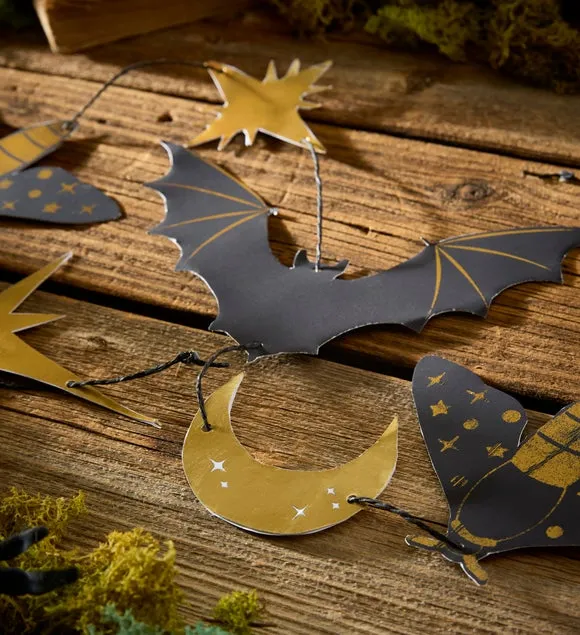 Bats & Stars Paper Bunting 2