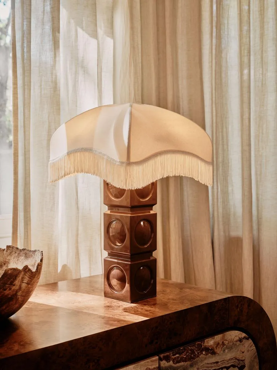 Reno Table Lamp, Bordeaux