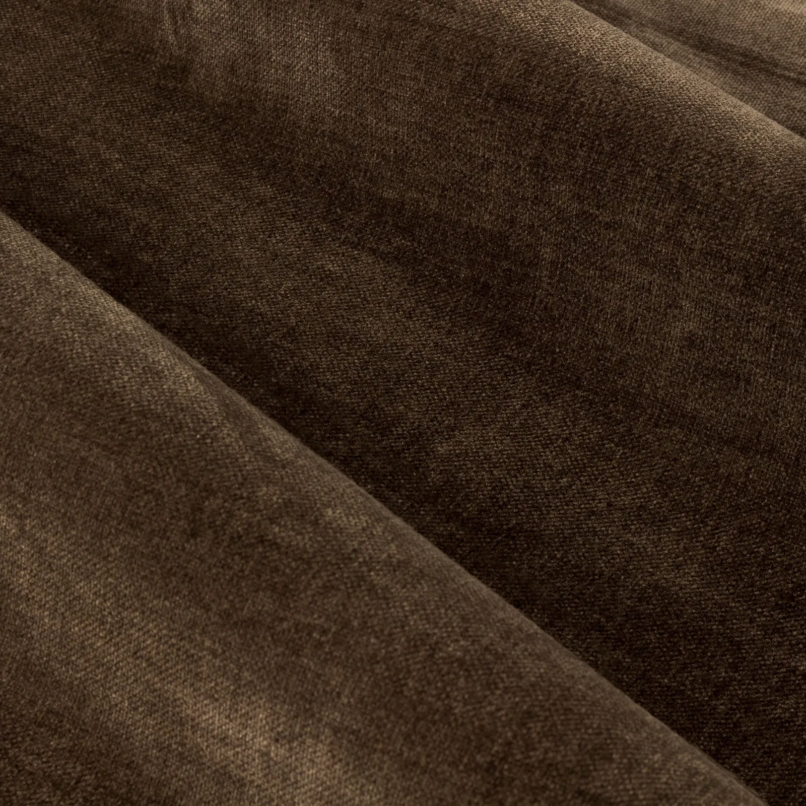 Yard Heavy Chenille Velvet Room Darkening Eyelet Curtain Pair in Brown 5