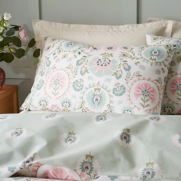 Hani 100% Cotton Duvet Cover and Pillowcase Set 2
