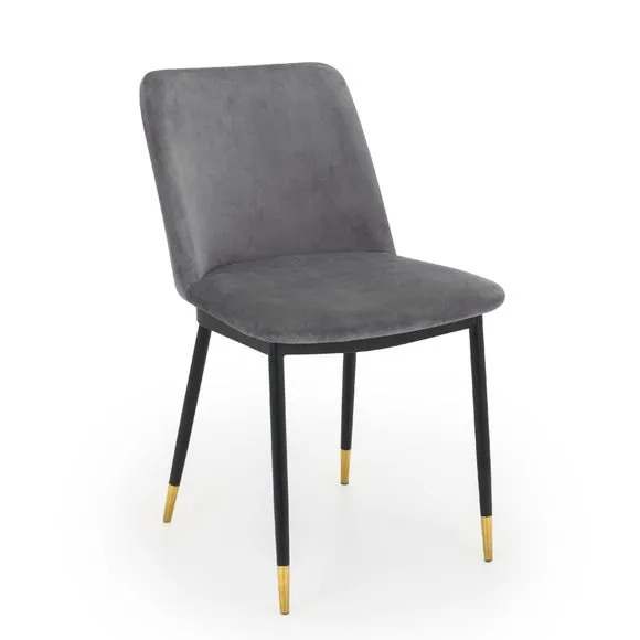 Delaunay Set of 2 Dining Chairs, Velvet 3