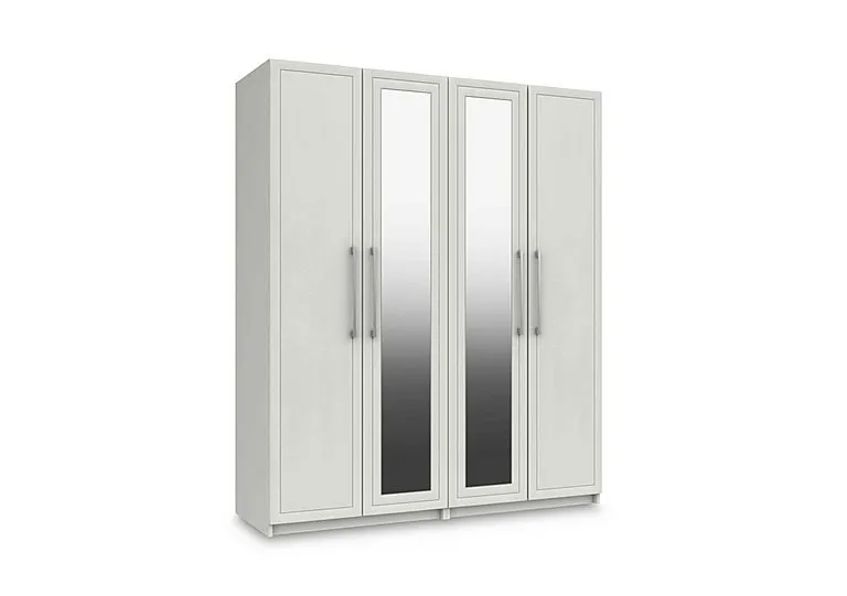 Bexley 4 Door Wardrobe With 2 Mirror Doors
