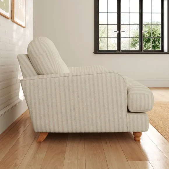 Martha Chunky Chenille Stripe Snuggle Sofa 3