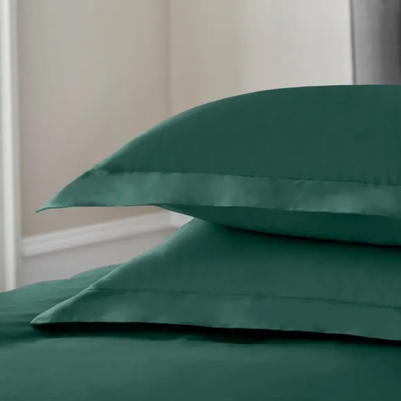 Dorma Crisp & Fresh 400 Thread Count Egyptian Cotton Percale Continental Pillowcase 3